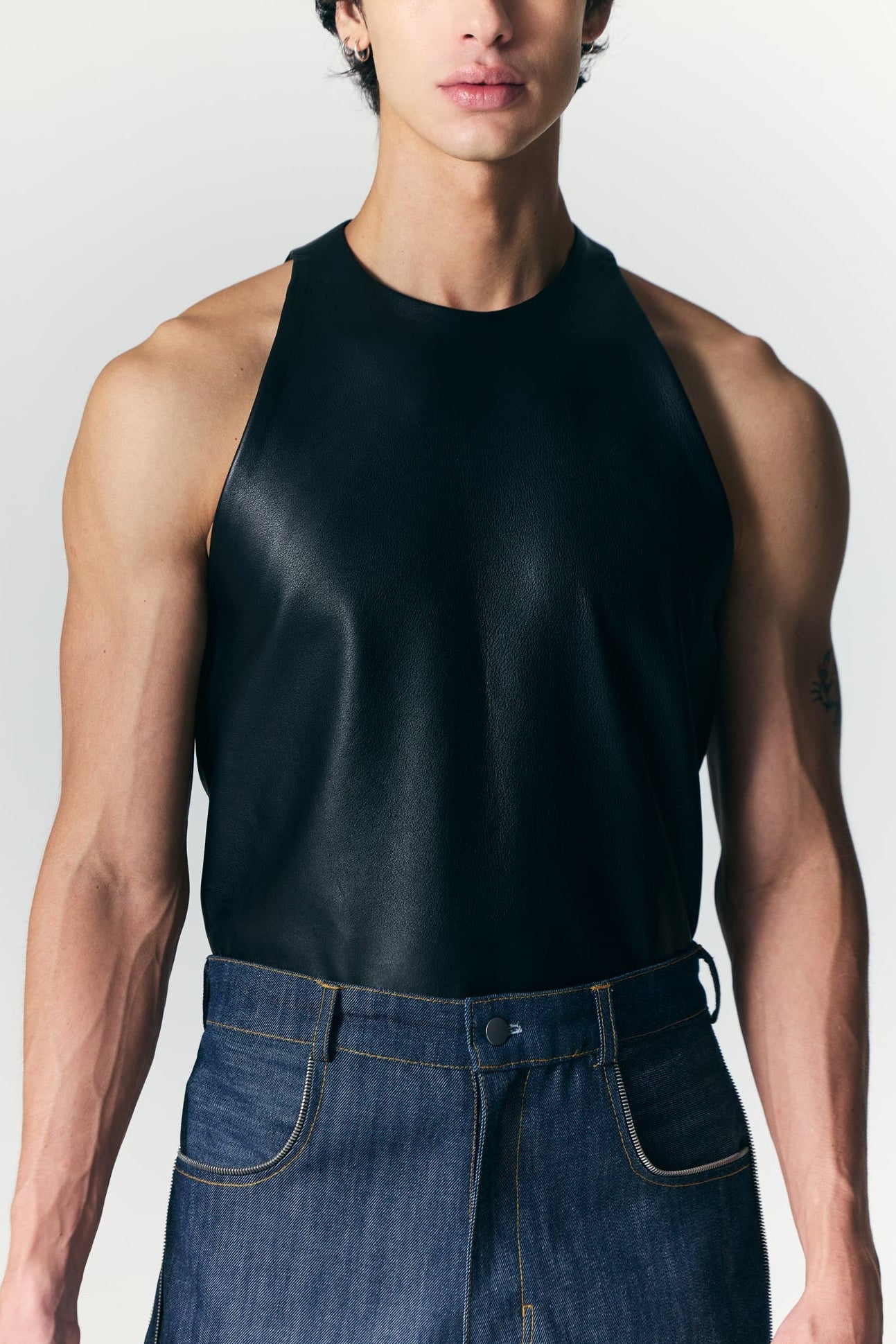 The Leather Tank Top