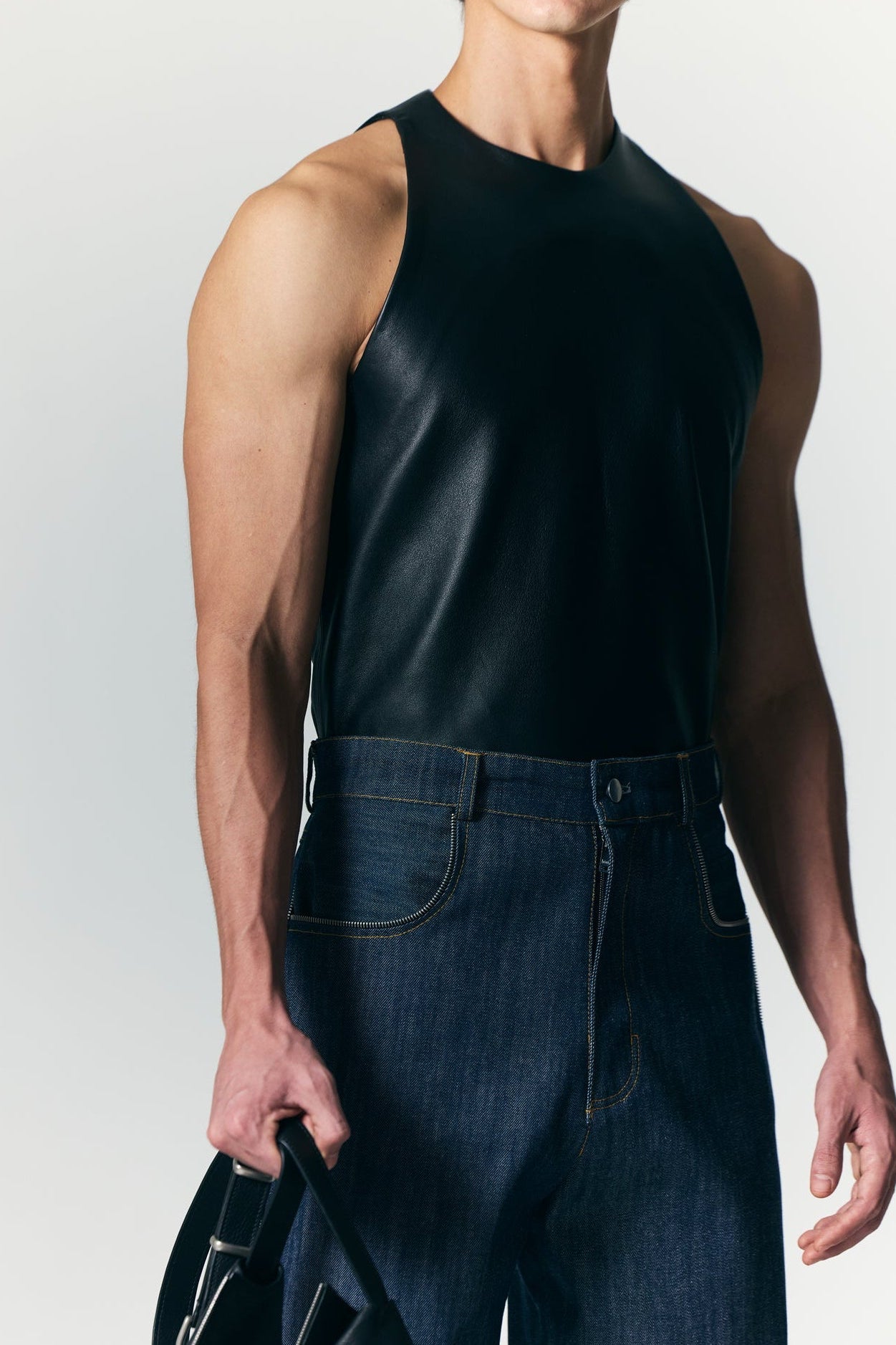 The Leather Tank Top