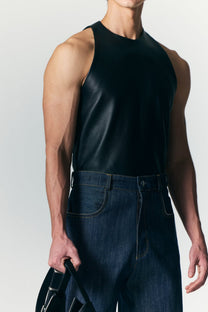 The Leather Tank Top