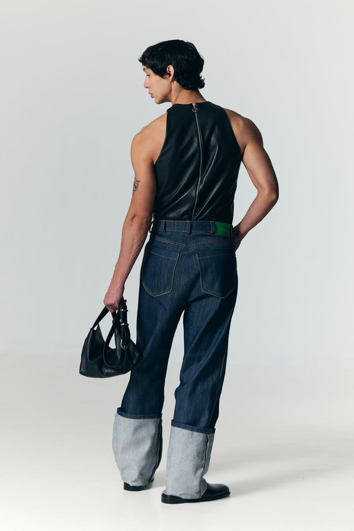 The Zippered Cuff Jeans