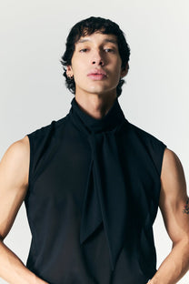 The Knot Silk Top