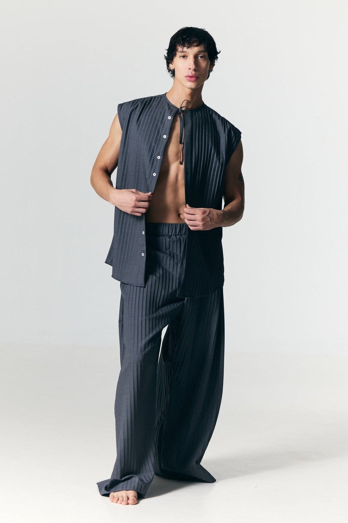 The Pleated Shirt