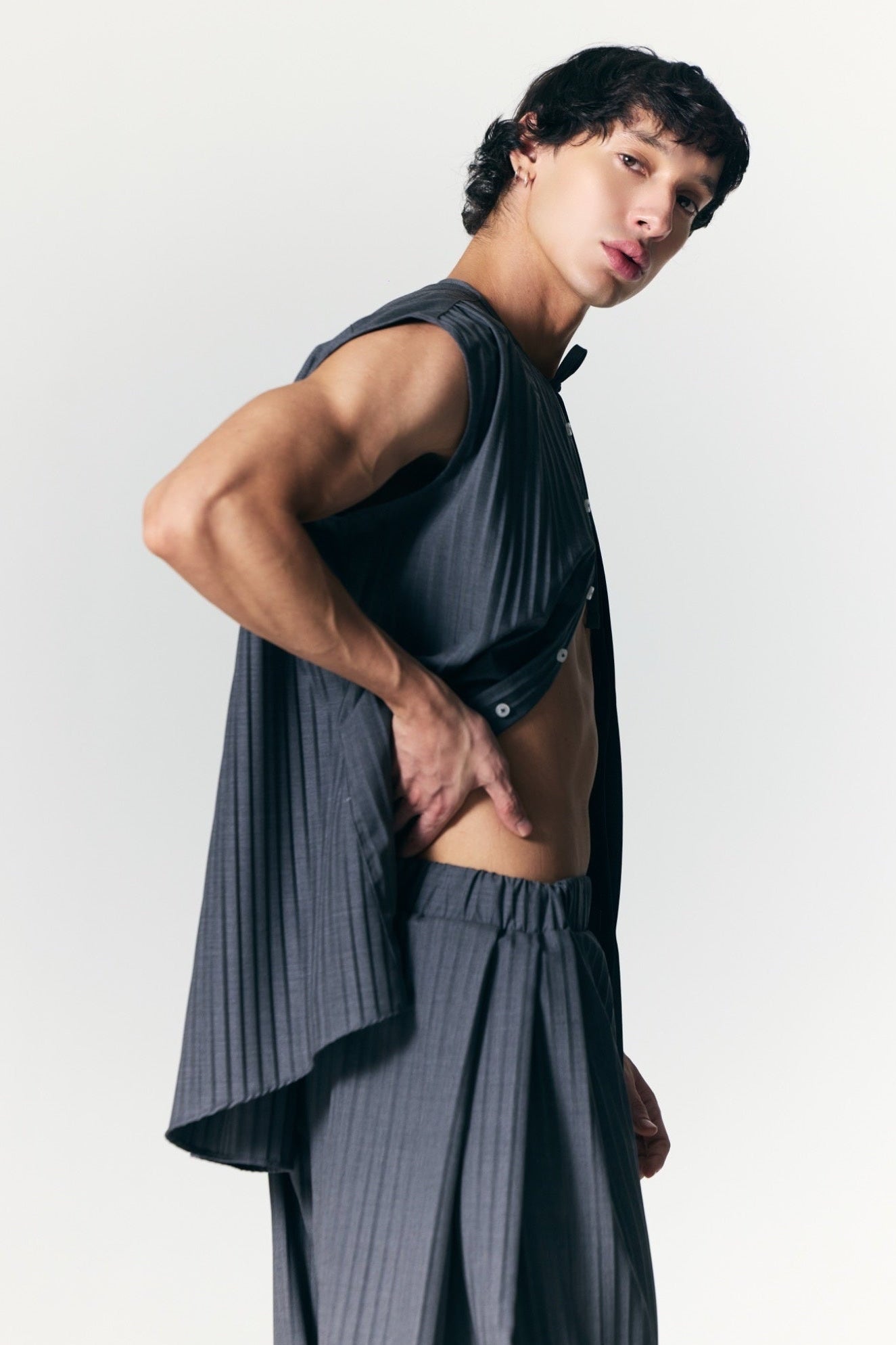 The Pleated Shirt