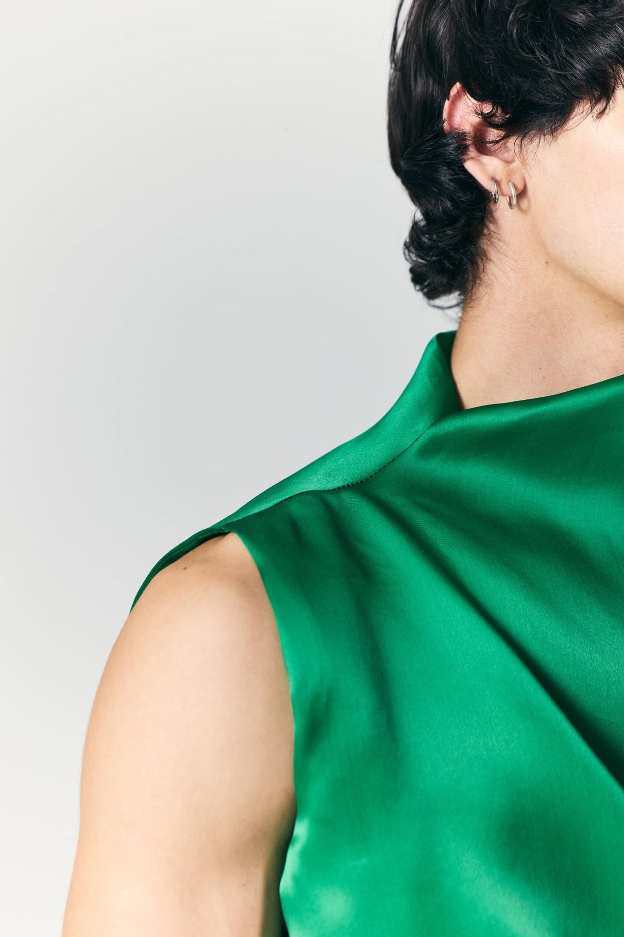 The Draped Silk Top