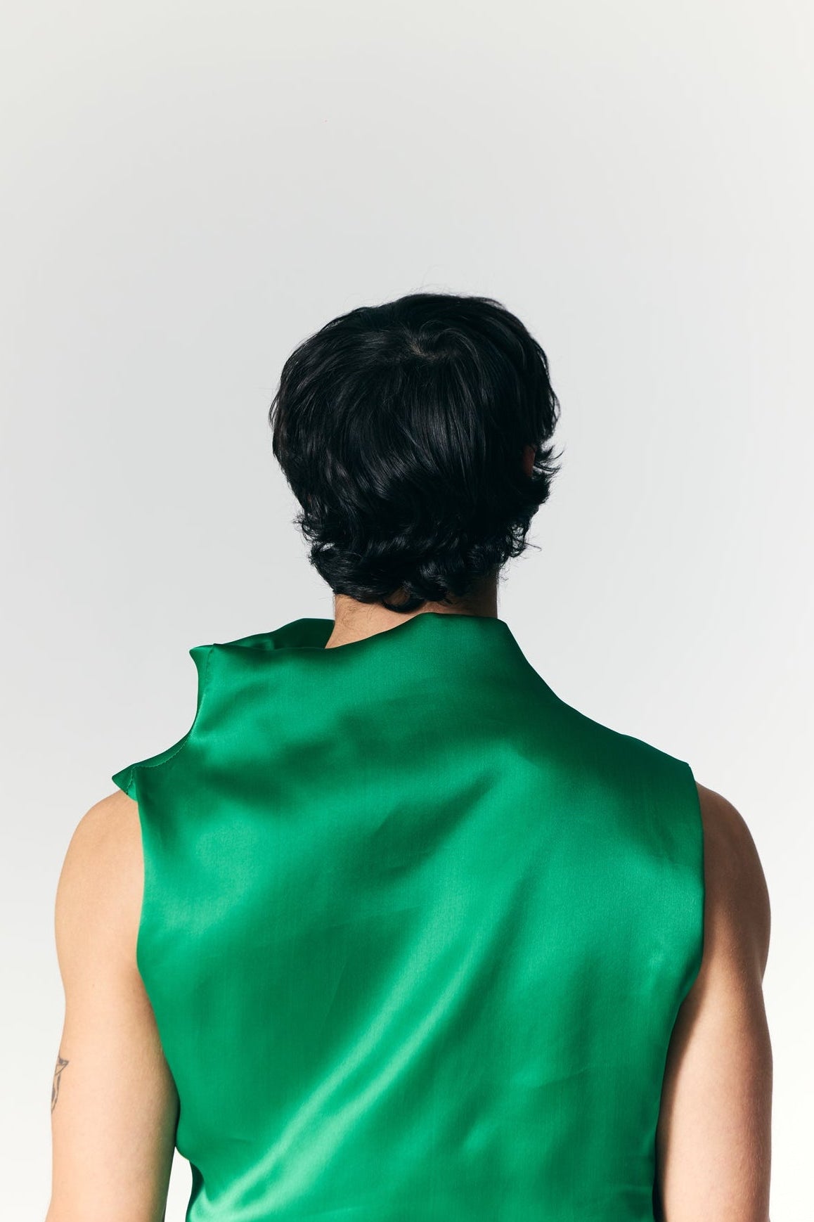 The Draped Silk Top